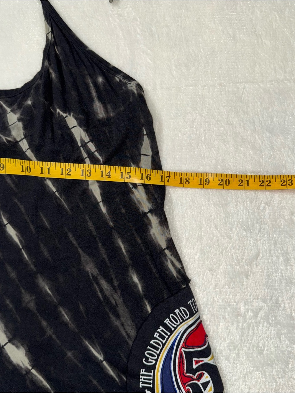 Grateful Dead Tie-Dye Black Halter Tank Top with 50th anniversary - Picture 6 of 7